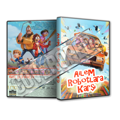 Ailem Robotlara Karşı 2021 Türkçe Dvd Cover Tasarımı